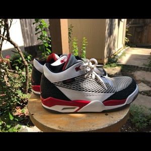 jordan flight club 80 red and white size 9.5